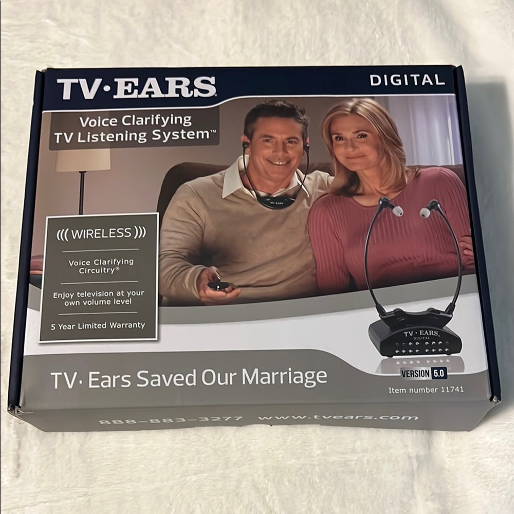 TV Ears Digital Wireless Headset System 5.0